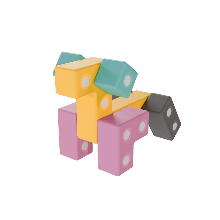 TUKIBigMagneticBlocksSet-Smart160Dog