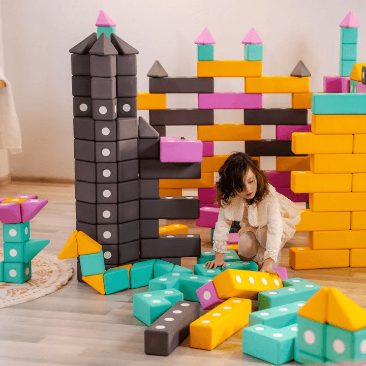 TUKIBigMagneticBlocksSet-Smart240GirlPlayCastle