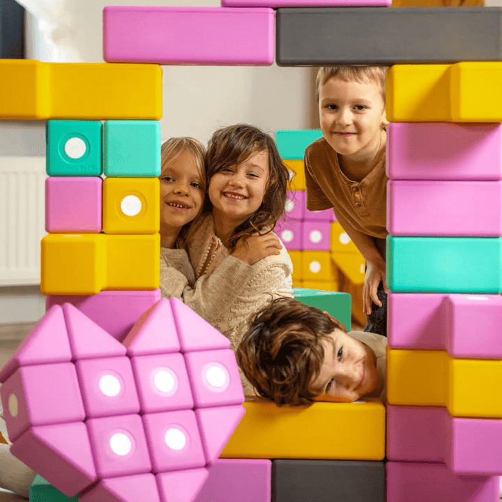 TUKIBigMagneticBlocksSet-Smart340GroupKIdsActivePlay