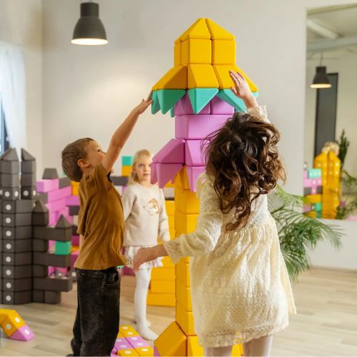 TUKI_Big_Magnetic_Blocks_Set_Kids_Tree_Build