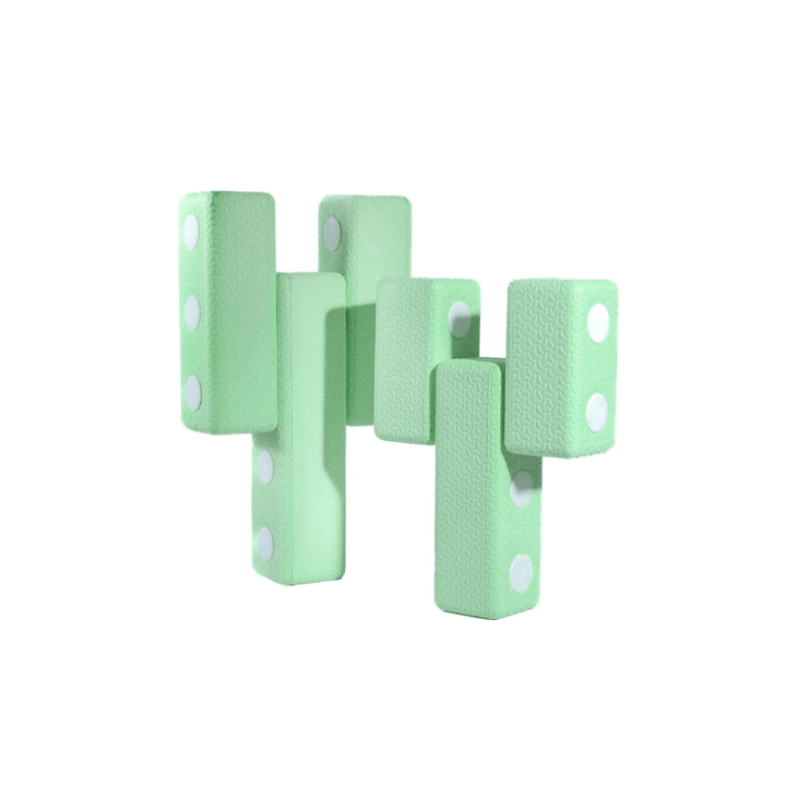 TUKIRegularMagneticBlocksSet-26ElementsGreenFigure