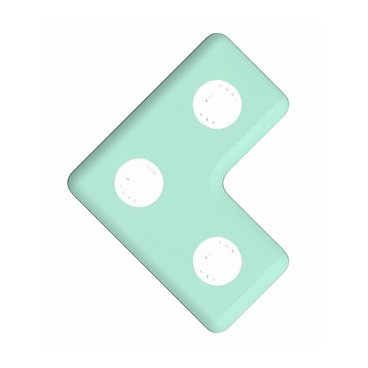 TUKIRegularMagneticBlocksSet-48ElementsGreenL