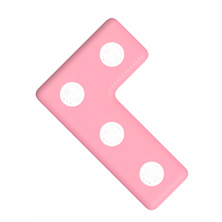TUKIRegularMagneticBlocksSet-48ElementsPinkL
