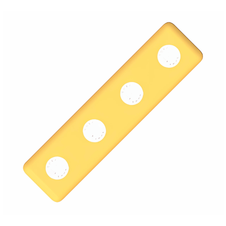 TUKIRegularMagneticBlocksSet-48ElementsYellowRectangle