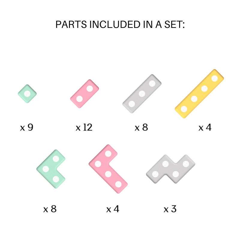 TUKIRegularMagneticBlocksSet-48ElementsParts