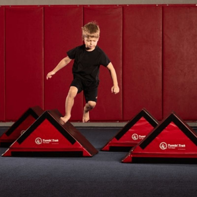 Tumbl Trak Ninja Starter Bundle - Red & Blue - Child Active Play

