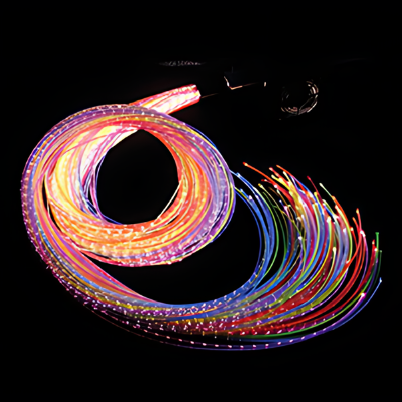 UFO Micro LED 4000 With Fibre Optic Spray Harness Illuminated Multi Color Light