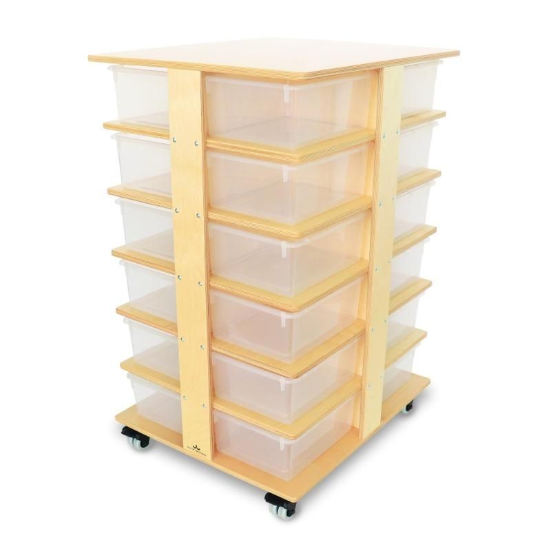 Whitney Brothers 24 Tray Tower Clean View
