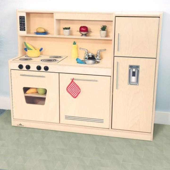 Whitney Brothers Contemporary Kitchen Combo - Natural Front View

