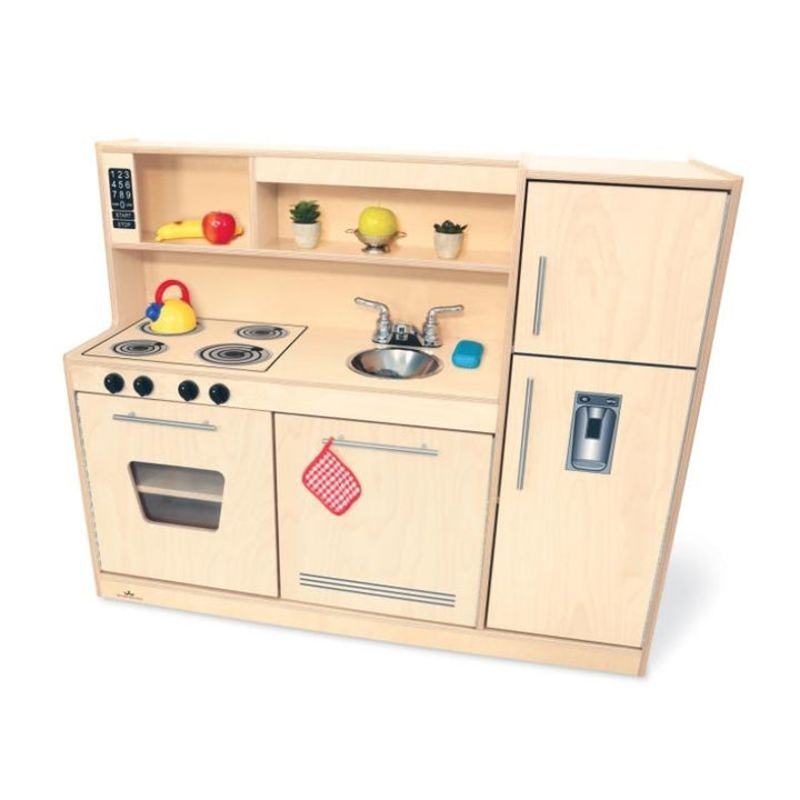 Whitney Brothers Contemporary Kitchen Combo - Natural Portrait View
