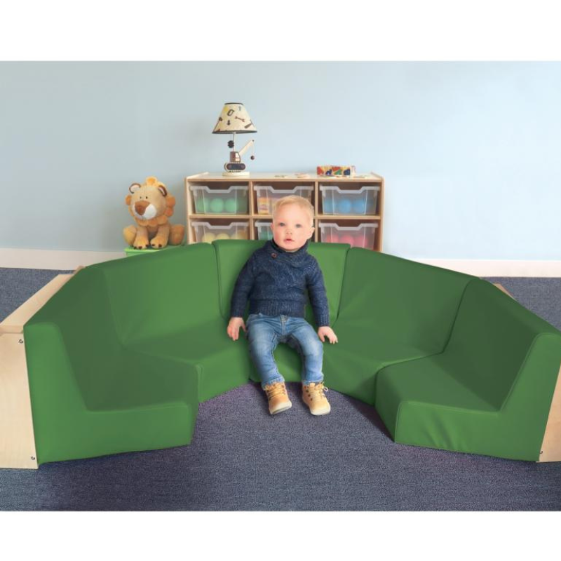 Whitney Brothers Five Section Reading Nook Child Sit