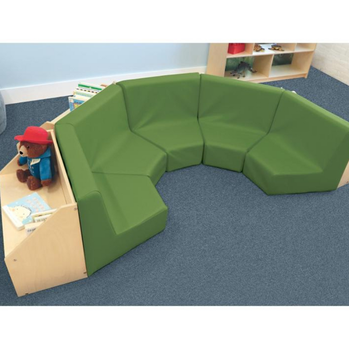 Whitney Brothers Five Section Reading Nook Top View