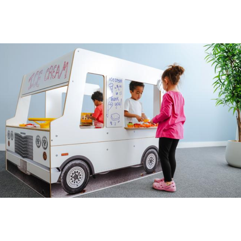 Whitney Brothers Imagination Truck Side View Three Kids Active Play