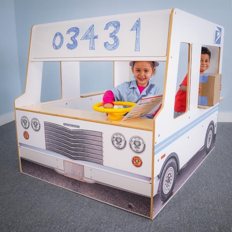 Whitney Brothers Imagination Truck Front View Two Kids Crew Play
