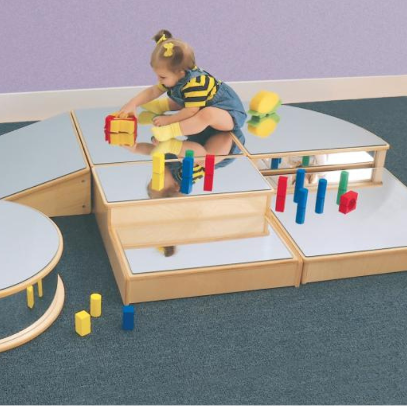 Whitney Brothers Infant Floor Mirror Set Top VIew Child Active Play