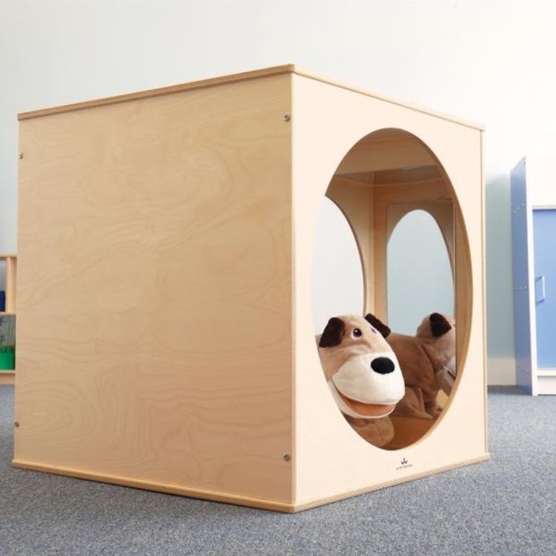 Whitney Brothers Kaleidoscope Play House Cube Side View
