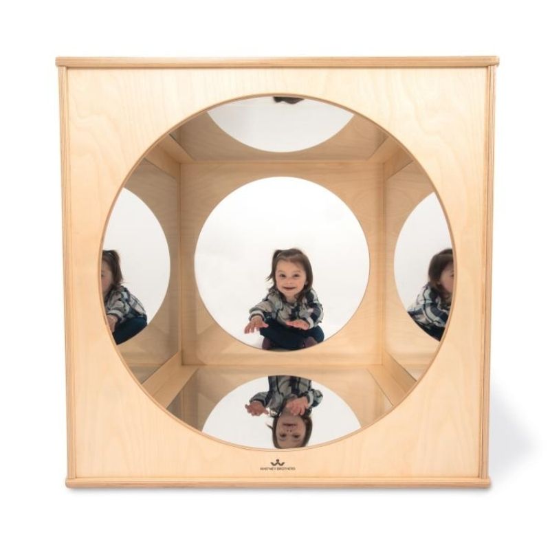 Whitney Brothers Kaleidoscope Play House Cube Front View Child Active Play
