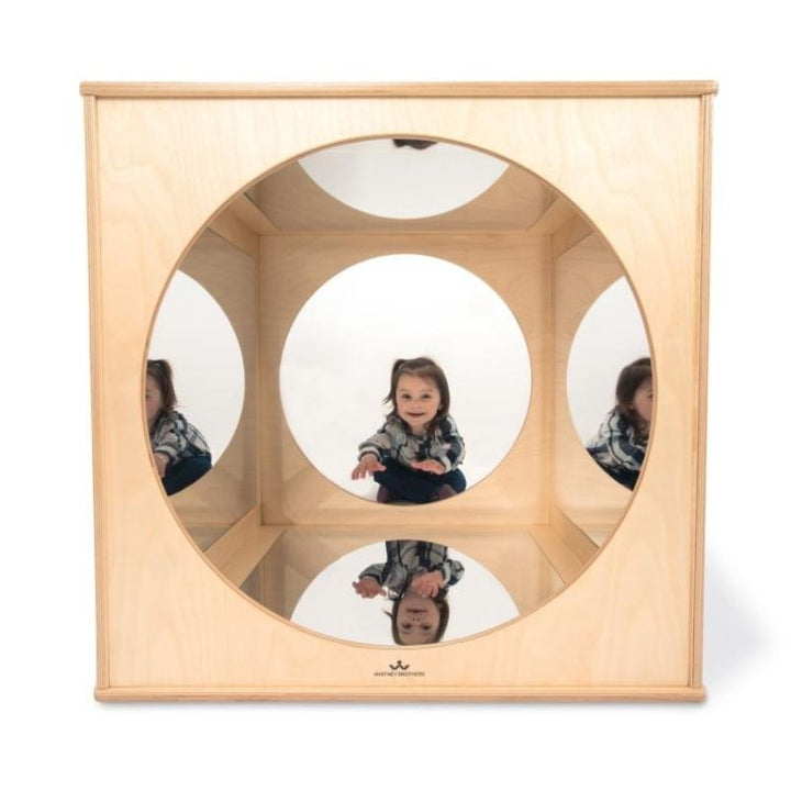 Whitney Brothers Kaleidoscope Play House Cube Front View Child Active Play
