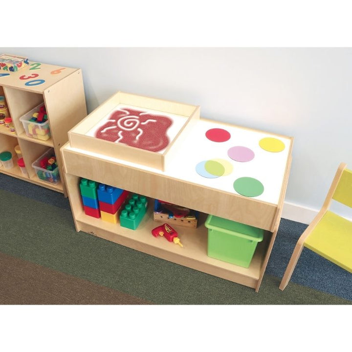 Whitney Brothers Superbright LED Sensory Light Table Large Clean View
