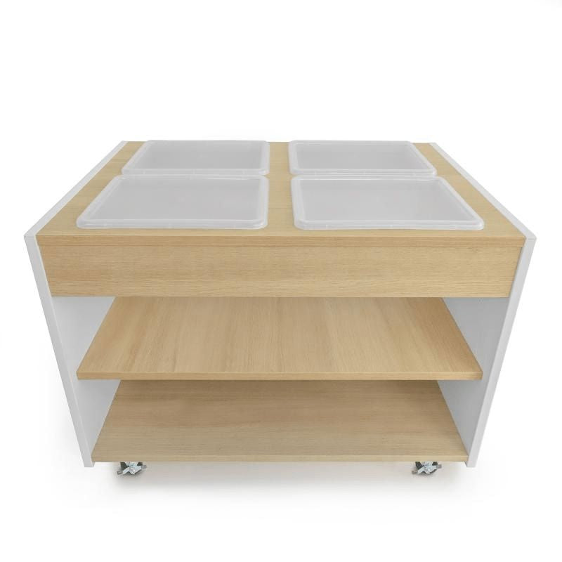 Whitney Brothers elevated™ Mobile Sensory Table-Clean View