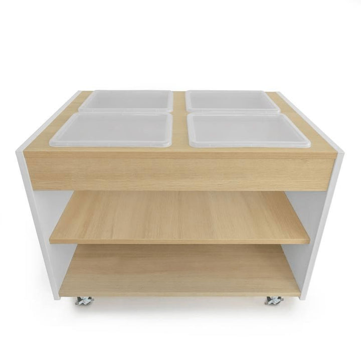 Whitney Brothers elevated™ Mobile Sensory Table-Clean View