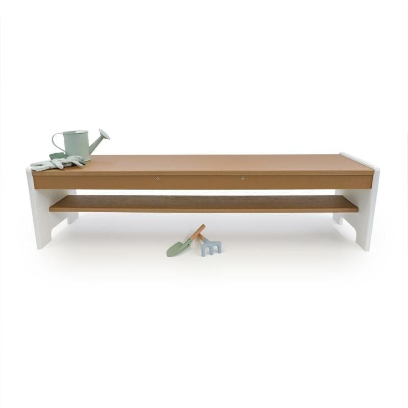 Whitney Brothers outdoored Bench - Front View With Toys