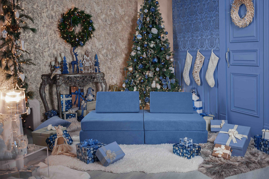 Kiddie Couch pacific blue christmas tree