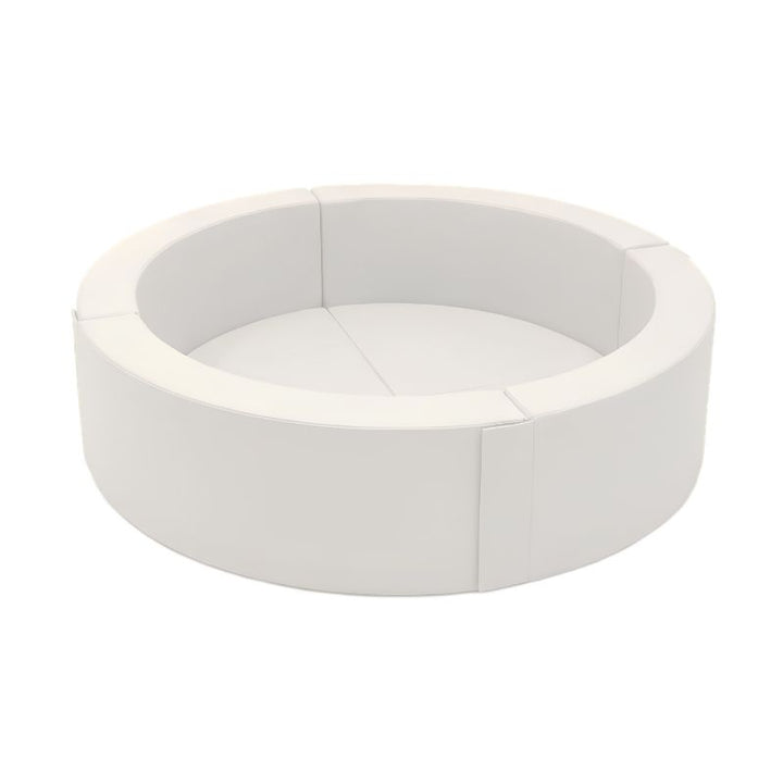IGLU Round Ball Pit in white, a corner ball pit for sensory play and gross motor development