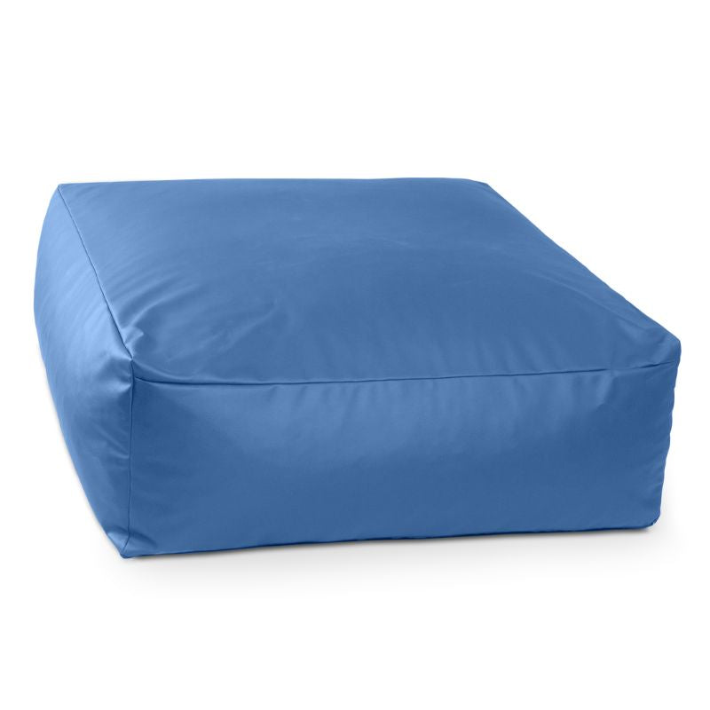 Jaxx Crash Mat 48in in blue, an oversized foam floor cushion for sensory rooms and classrooms