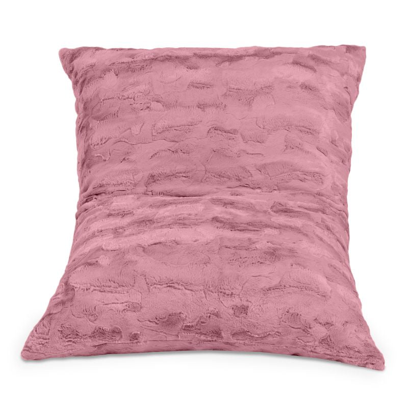 CrashPuff by Raven-Symoné kids faux fur floor lounger cover in the Wild Rose colourway