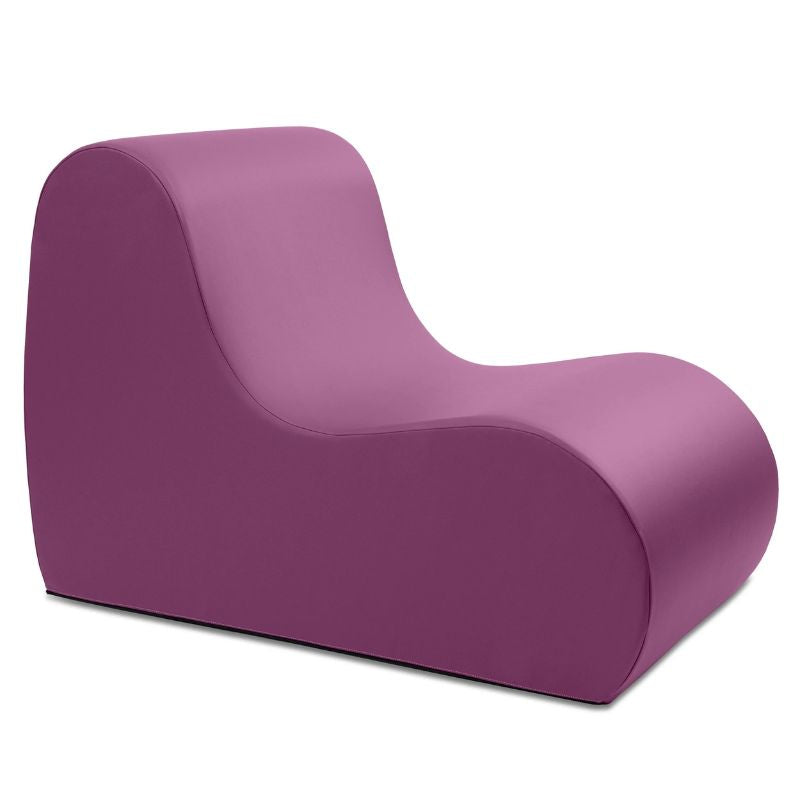 Purple Jaxx Midtown Large foam chair, a wipeable classroom soft seating chair for kids and adults