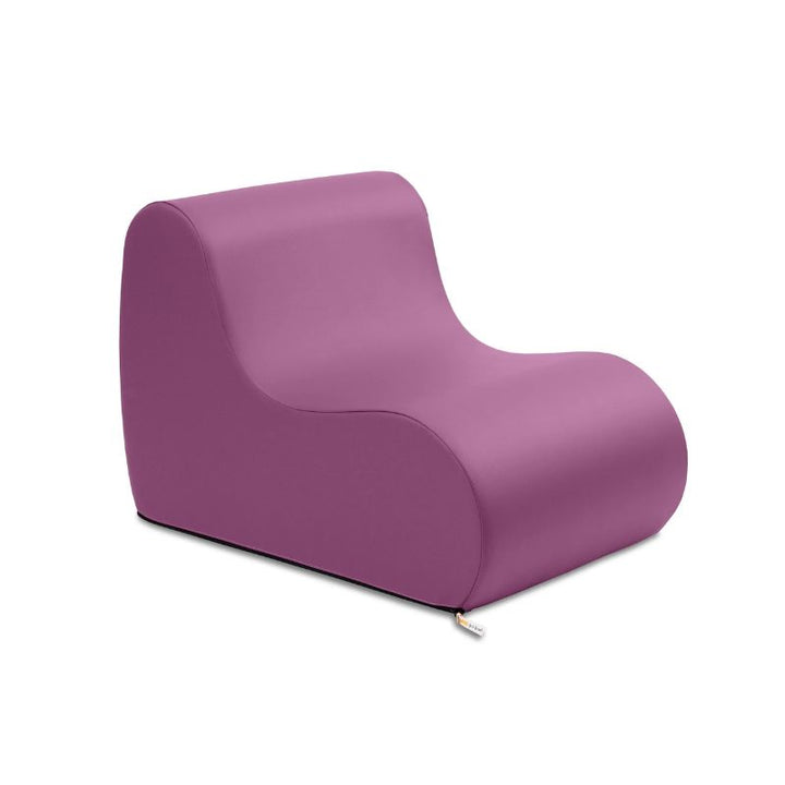 Purple Jaxx Midtown Small foam chair, a wipeable classroom soft seating chair for kids and adults