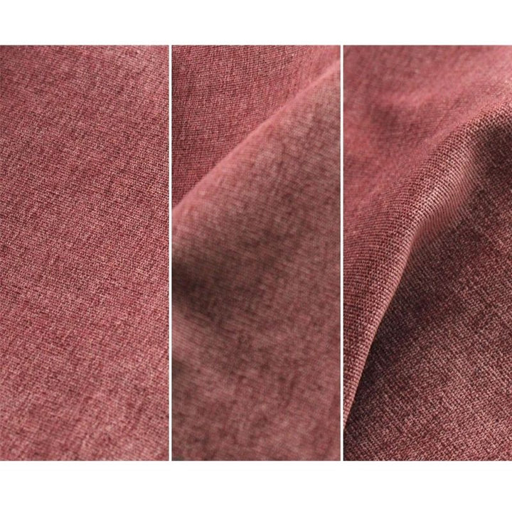 Close-up of Go Coconut - The Coconut in Rose Blush showing the soft Durable Micro Velveteen fabric texture and micro-brushed finish of the machine-washable removable Canadian play couch cover