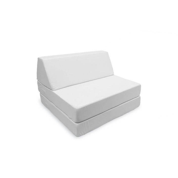 Go Coconut Waterproof Liner Set on the assembled Half-Coconut showing the PUL fabric liner protection applied to the modular play couch foam for spill, bacteria, and detergent resistance