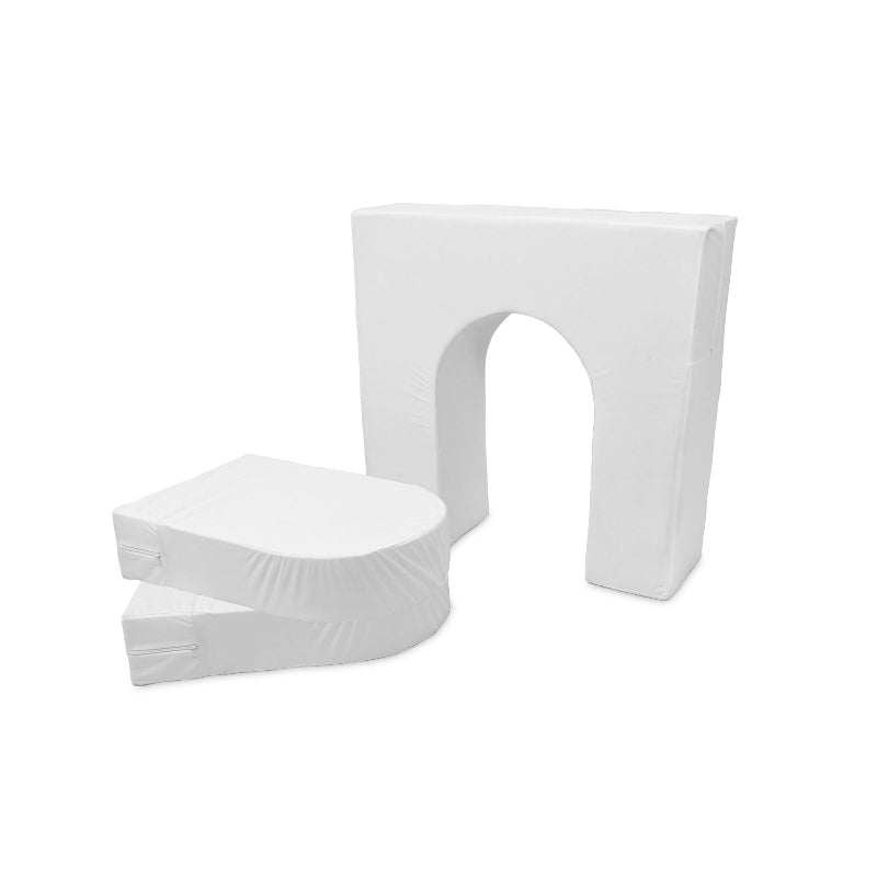 Go Coconut Waterproof Liner Set in the Wall 10in and Doors Set configuration showing the PUL fabric liners for the 10-inch wall and door modules providing waterproof and bacteria-resistant foam protection
