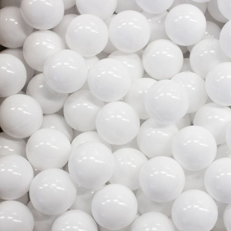 IGLU Ball Pit Balls 500pc in white, hypoallergenic non-toxic ball pit balls made in Europe for home, schools and therapy rooms
