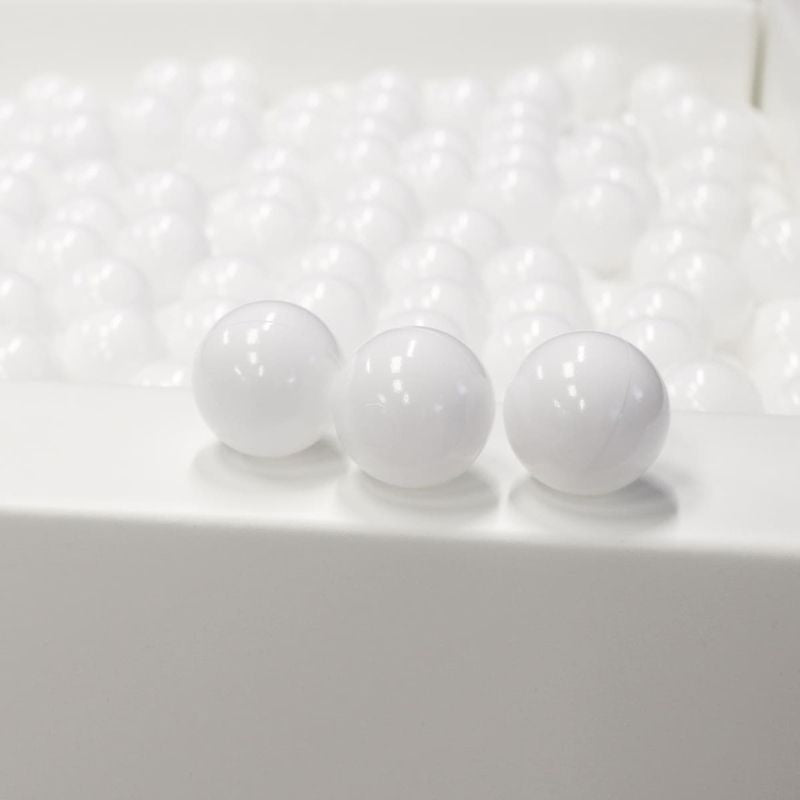 IGLU white ball pit balls filling a soft play ball pit, 500-piece non-toxic set for home playrooms, daycares and OT clinics