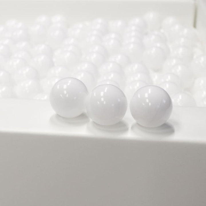 IGLU white ball pit balls filling a soft play ball pit, 500-piece non-toxic set for home playrooms, daycares and OT clinics