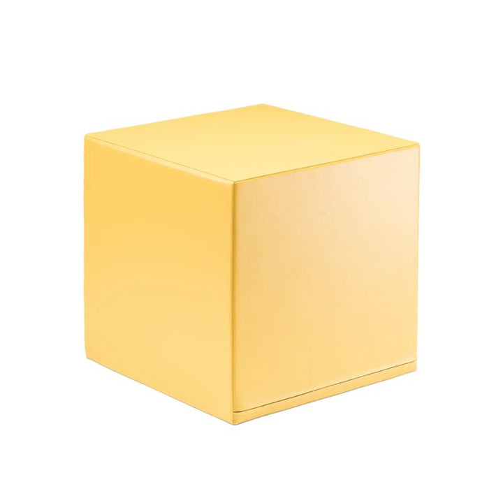Yellow foam cube piece from the IGLU Mini Corner Gym soft play corner gym