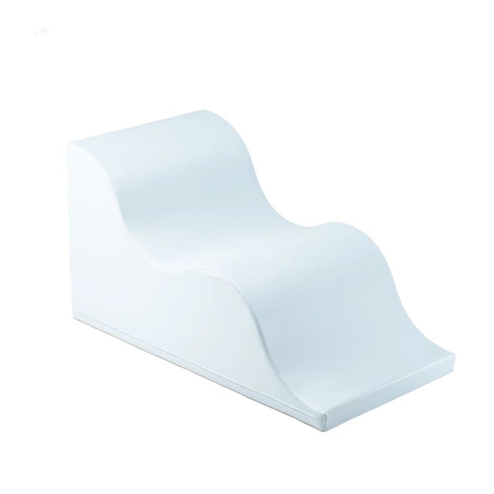 White foam wave slide piece from the IGLU Soft Play Gym in the Soft Serve colourway