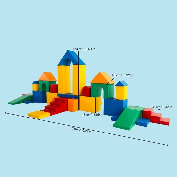 IGLU Soft Play Mega Castle Set configured as a party or event centrepiece, ideal for birthday parties and indoor play events across North America