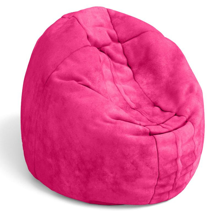 Jaxx Cocoon 4ft kids bean bag chair in fuchsia microsuede, a bright sensory crash pad and chair for children
