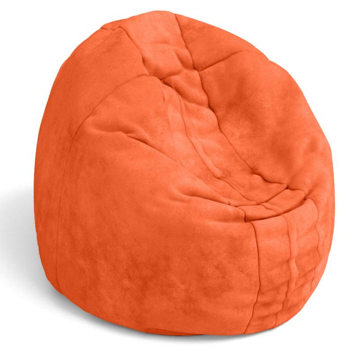 Jaxx Cocoon 4ft kids bean bag chair in orange microsuede, a vibrant sensory chair and crash pad for kids