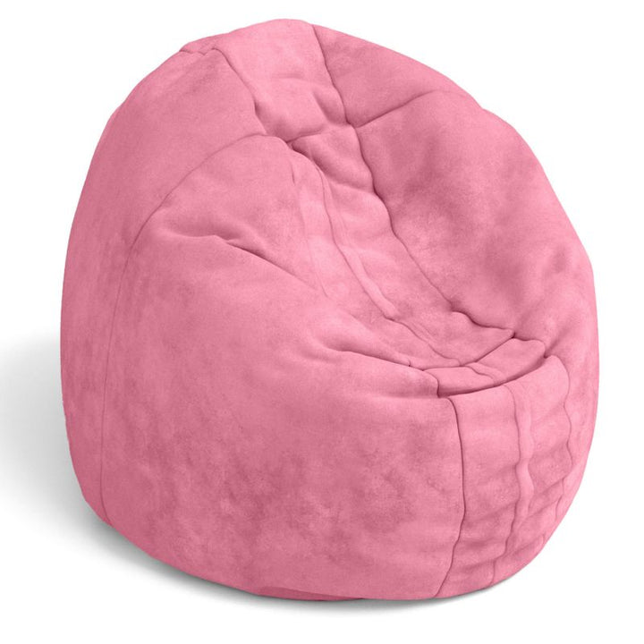 Jaxx Cocoon 4ft kids bean bag chair in pink microsuede, a soft crash pad and sensory seat for children