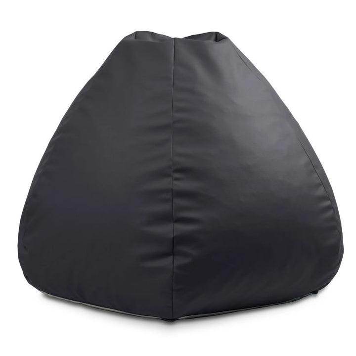 Black Jaxx Gumdrop kids bean bag chair, foam-filled seating for classroom or home use