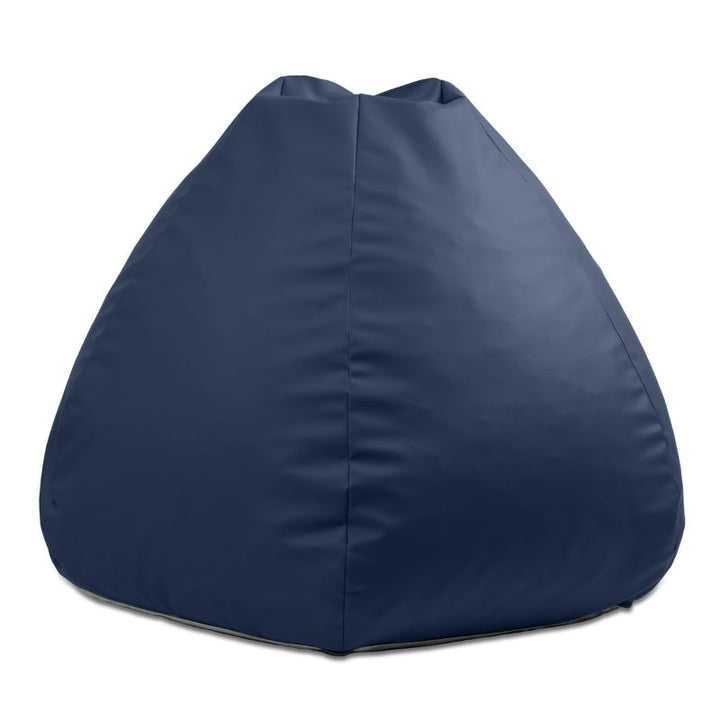 Navy blue Jaxx Gumdrop kids bean bag chair, durable seating for classroom flexible seating