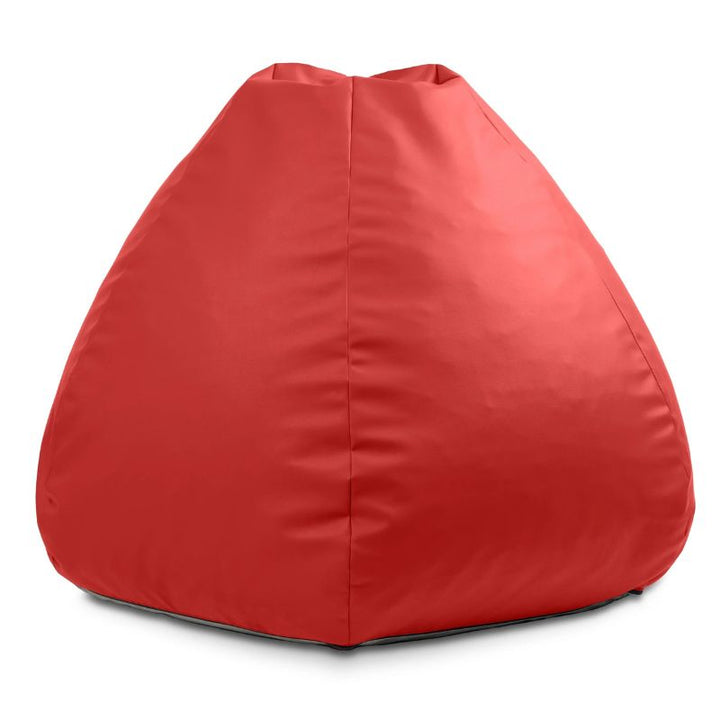 Red Jaxx Gumdrop kids bean bag chair, wipeable classroom seating for kids