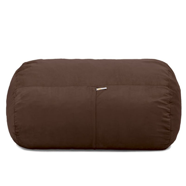 Jaxx Lounger 4ft kids bean bag chair in Brown microsuede, a washable calm corner seat for classrooms
