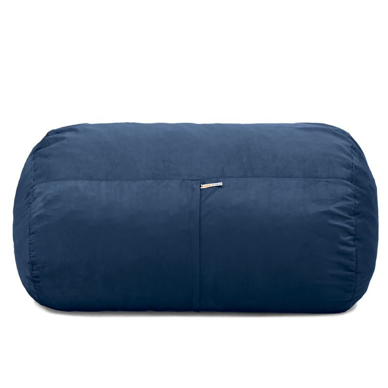 Jaxx Lounger 4ft kids bean bag chair in Navy microsuede, a washable deep pressure seat for home and school use