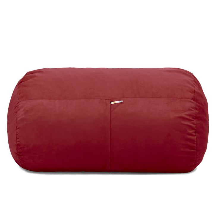 Jaxx Lounger 4ft kids bean bag chair in Red microsuede, a washable deep pressure seat for kids